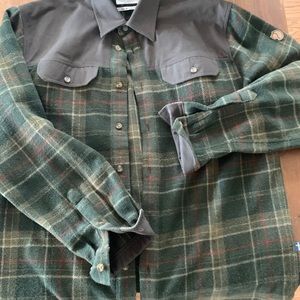 Fjallraven- Wool button down shirt/sweater